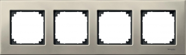 Купить SE Merten SM M-Elegance Титан Рамка 4-ая MTN403405