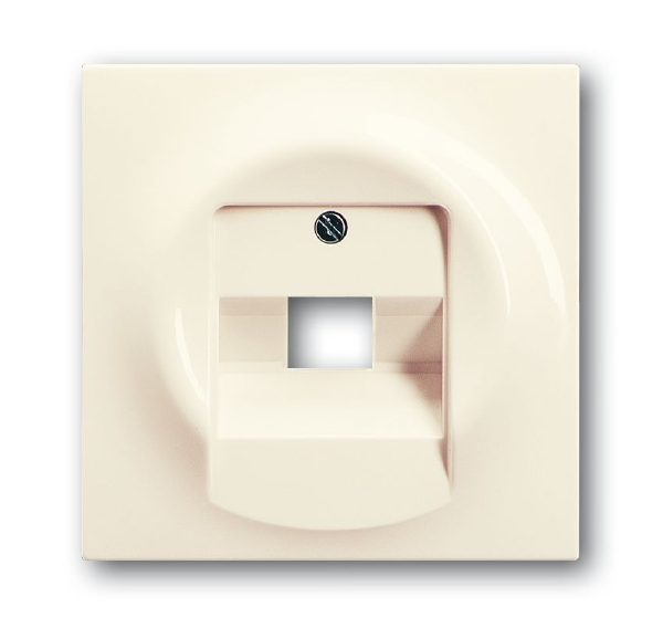 ABB BJE Impuls Беж Накладка 1-й ТЛФ/Комп розетки наклонной (мех 213/16) 2CKA001753A0085