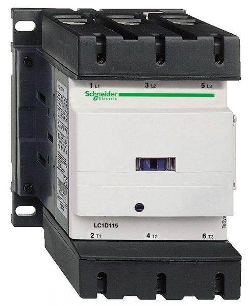 SE Contactors D Telemecanique Контактор 3Р 380В, 115A, 3НО сил.конт. 1НО+1НЗ доп.конт. катушка 220В АС LC1D115M7 SE Contactors D Telemecanique Контактор 3Р 380В, 115A, 3НО сил.конт. 1НО+1НЗ доп.конт. катушка 220В АС LC1D115M7