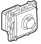 Купить Legrand Etika Алюминий Термостат для пола 672430