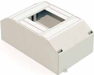 Купить Dekraft Корпус пластиковый навесной 2-4 мод. IP30 БЕЛЫЙ ЩРН-П-2/4