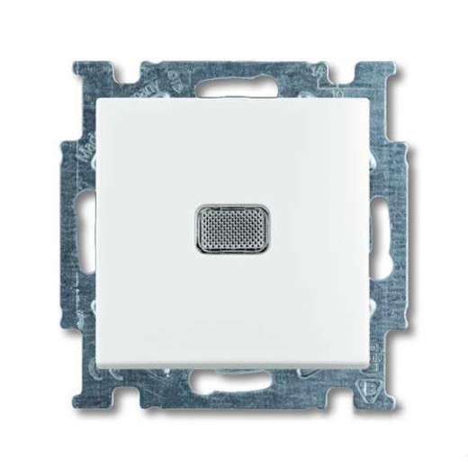 ABB BJB Basic 55 Бел Переключатель 1-клавишный с подсветкой и N-клеммой 2CKA001012A2143