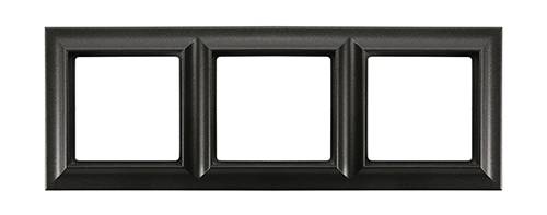 JUNG EcoProfi Standart Черный матовый Рамка 3-ая EPS483SWM