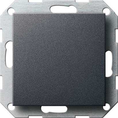 Gira S-55 Антрацит Заглушка с опорной платой 026828
