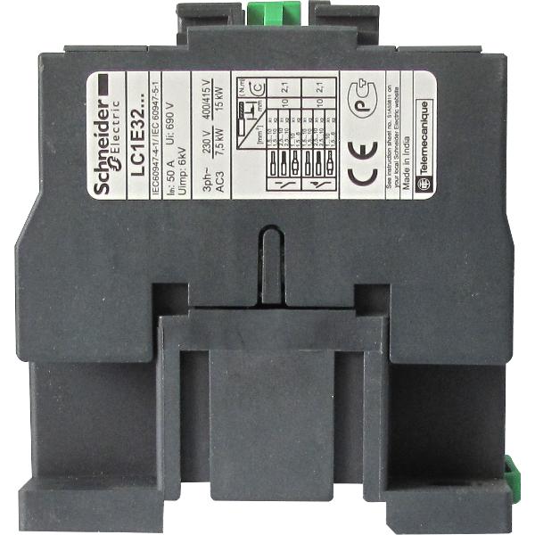 Купить SE EasyPact TVS TeSys E Контактор 3P 1НО 32А 400В AC3 380В 50Гц LC1E3210Q5