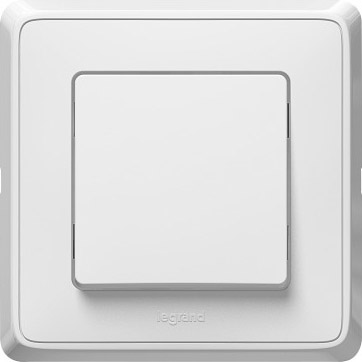 Купить Legrand Cariva Бел Переключатель 1-клавишный 773657