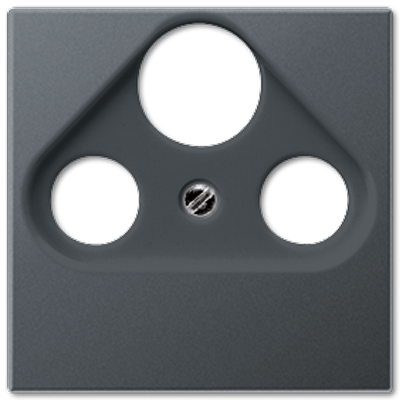 JUNG A 500 Антрацит Накладка TV-SAT-FM розетки A561BFPLSATANM