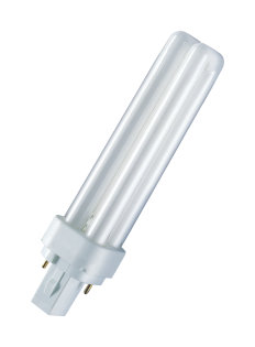 Osram Лампа люминесцентная компактная Dulux D 13W/830 тепл. белый G24d-1 4050300025698