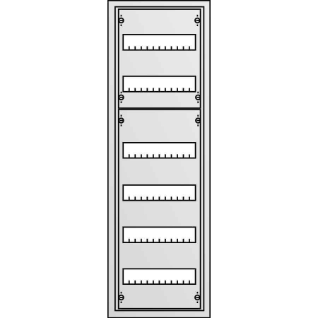 Купить ABB Шкаф распределительный в нишу 72 мод. 984х310х120 U61
