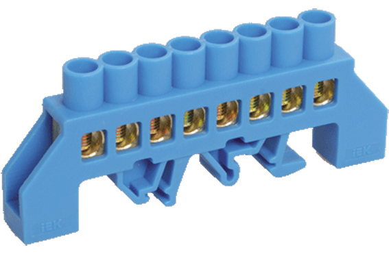 Купить IEK Шина N ноль в комб DIN-изол Стойка ШНИ-8х12-16-КС-С