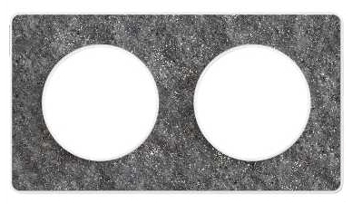 Купить SE Odace Черный фосфор/Бел Рамка 2-ая S52P804T