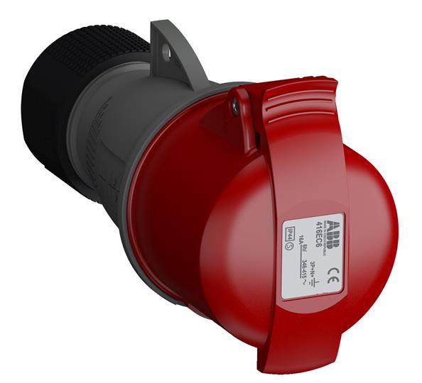 ABB Easy&Safe Розетка кабельная 416EC6,16А,3P+N+E,IP44,6ч 2CMA102023R1000