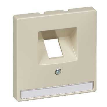 Купить SE Merten SD Беж Накладка розетки ТЛФ/комп 1-ой наклонной (термопласт) MTN291844