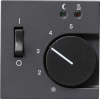 Купить Gira S-55 Антрацит Накладка регулятора теплого пола 149428