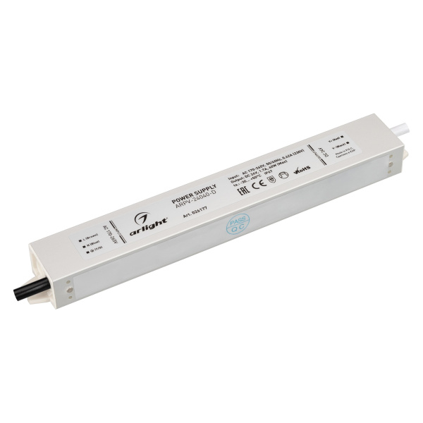 Arlight Блок питания ARPV-24040-D (24V, 1.7A, 40W) (IP67 Металл, 3 года) 026177