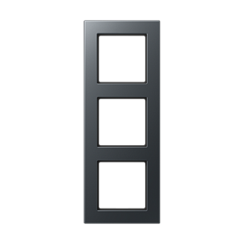 JUNG A550 Матовый антрацит Рамка 3-ая для вертикальной и горизонтальной установки A5583BFANM