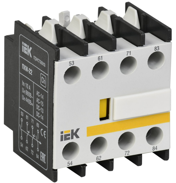 IEK Приставка ПКИ-22 доп.контакты 2з+2р