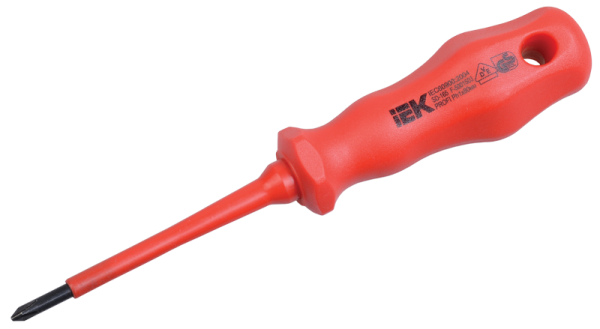 Купить IEK Отвертка крестовая Profi Ph1х80мм 1000В