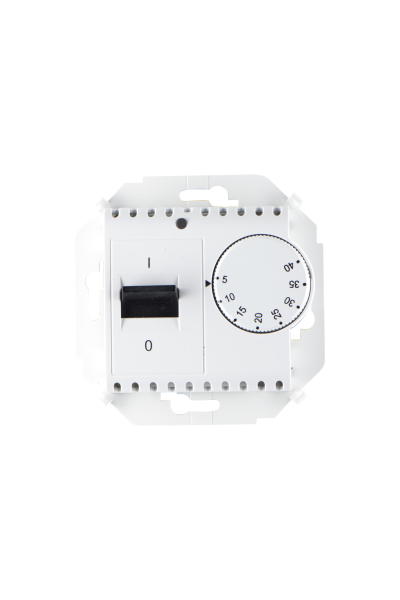 Купить Simon 15 Белый Регулятор тёплого пола, с зондом, 16А, 230В, 3600Вт, 5-40град, IP20 1591775-030