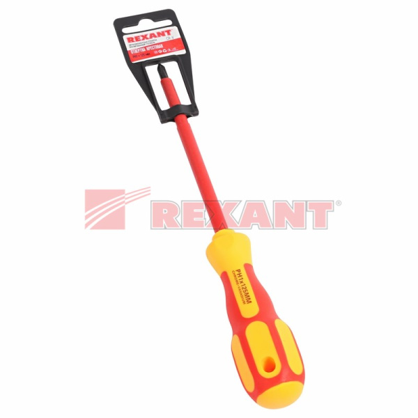 Купить Отвертка крестовая " Электрика " PH 1 X 125 мм Rexant 12-4717