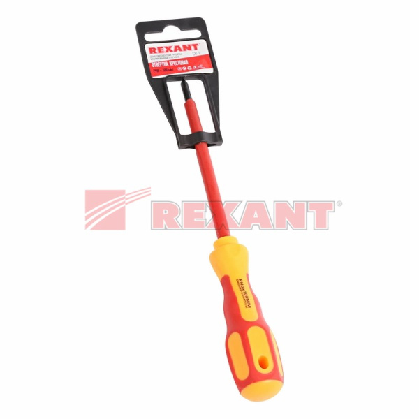 Купить Отвертка крестовая " Электрика " PH 0 X 100 мм Rexant 12-4716