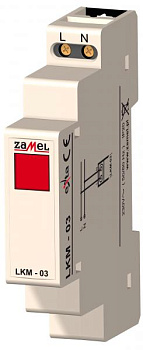 Zamel Сигнализатор световой красный 230VAC IP20 на DIN рейку LKM-03-10 Zamel Сигнализатор световой красный 230VAC IP20 на DIN рейку LKM-03-10
