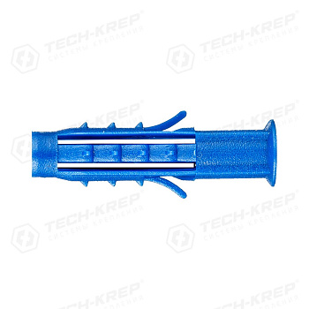 Tech-Krep Дюбель распорный Чапай 6х30 шипы+усы (полипропилен) (100 шт) - пакет 117854