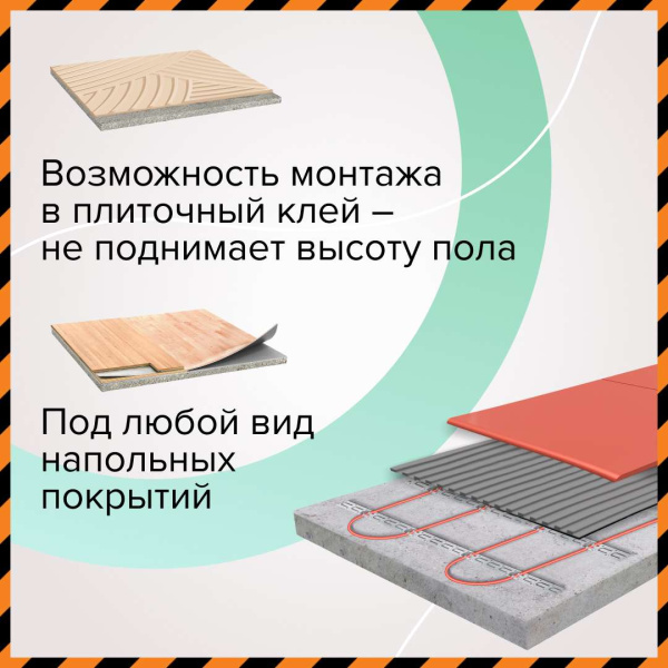 Купить Комплект теплого пола CALEO CABLE 15W-35 PRO