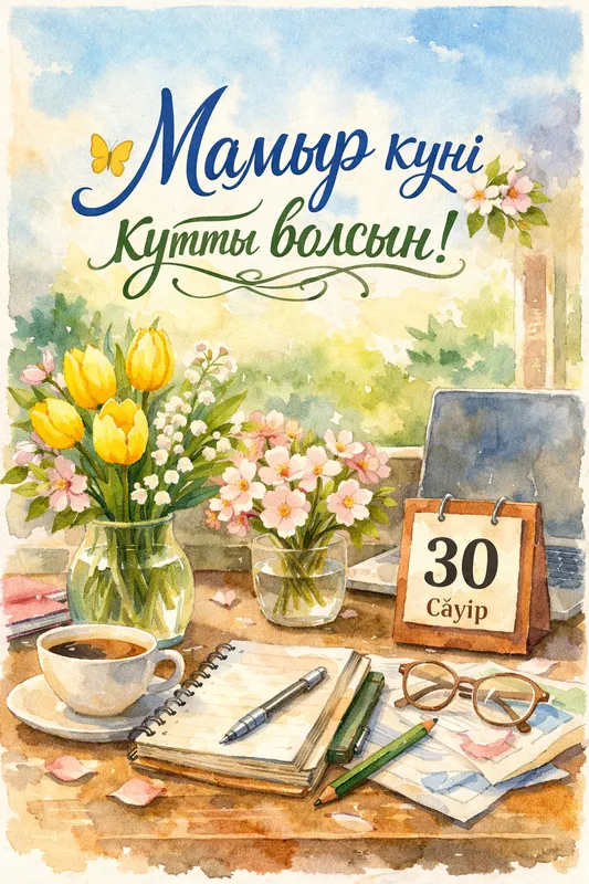Готовые открытки с 1 мая — открытка 2