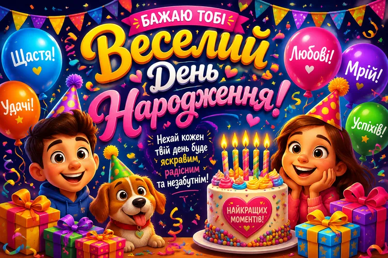 Готовые открытки с днем рождения — открытка 15
