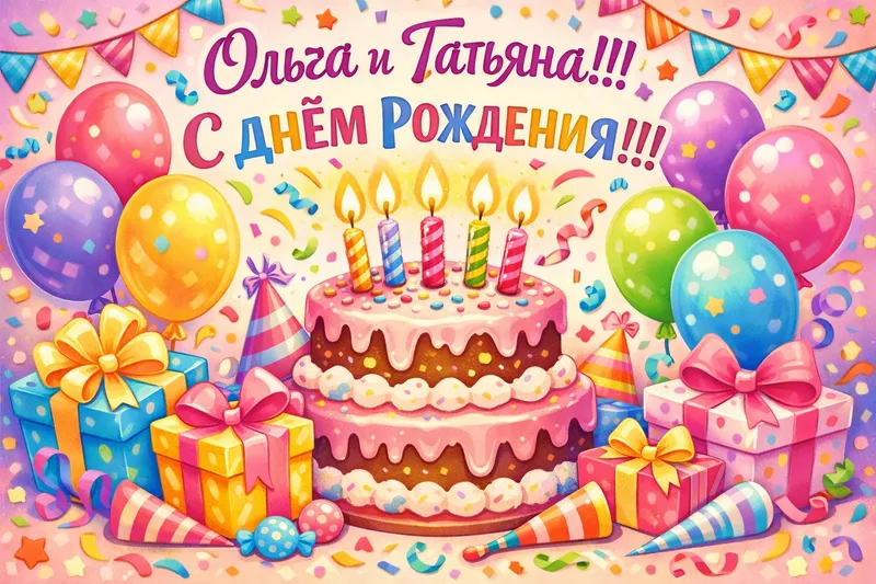 Готовые открытки с днем рождения — открытка 9