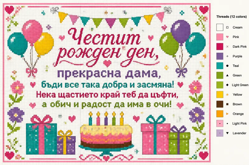 Готовые открытки с днем рождения женщине — открытка 7