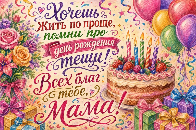Готовые открытки с днем рождения — открытка 35