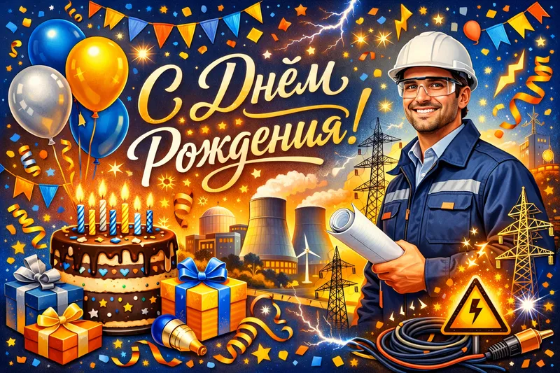 Готовые открытки с днем рождения — открытка 7