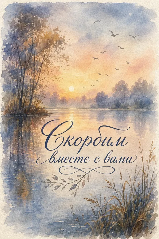 Готовые открытки соболезнования — открытка 2