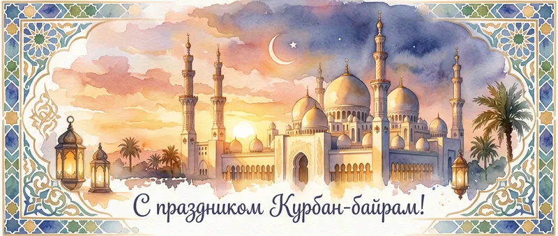 Готовые открытки на Курбан-Байрам — открытка 10
