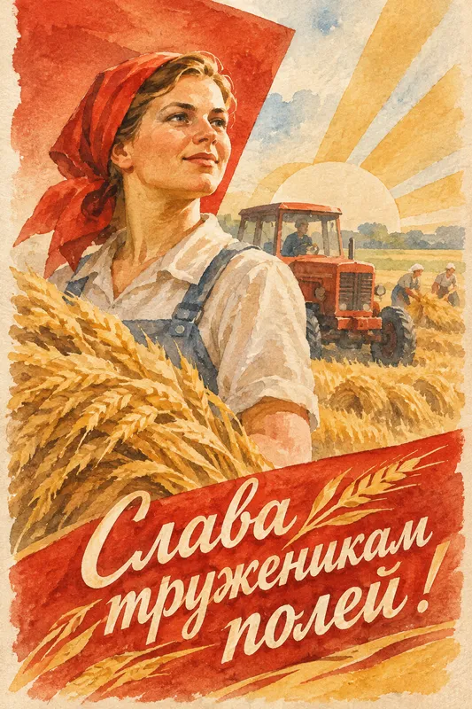 Готовые открытки с Днём работника сельского хозяйства — открытка 2