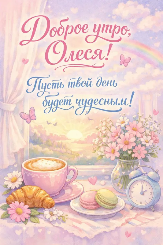 Готовые открытки с добрым утром — открытка 18