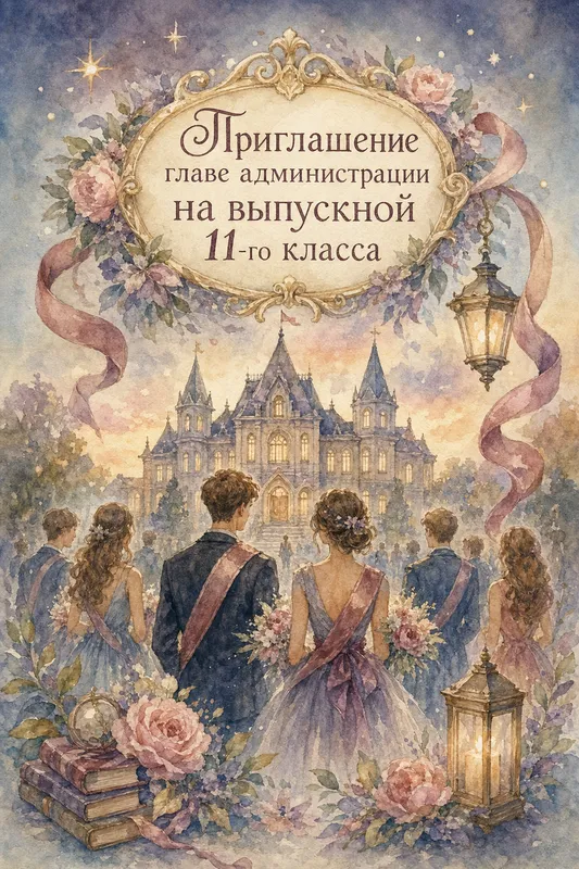 Готовые открытки с выпускным — открытка 6