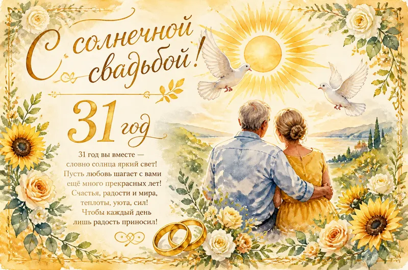 Готовые открытки молодожёнам — открытка 27