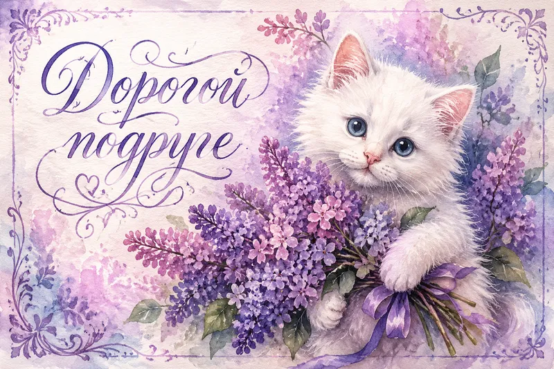 Готовые открытки другу — открытка 8