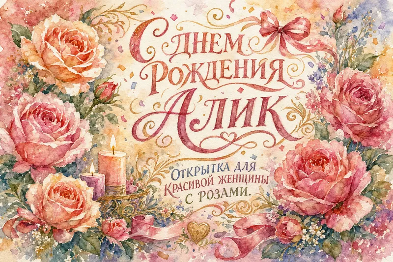 Готовые открытки женщине — открытка 34