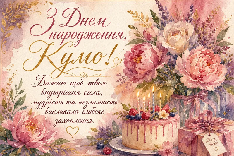 Готовые открытки женщине — открытка 30