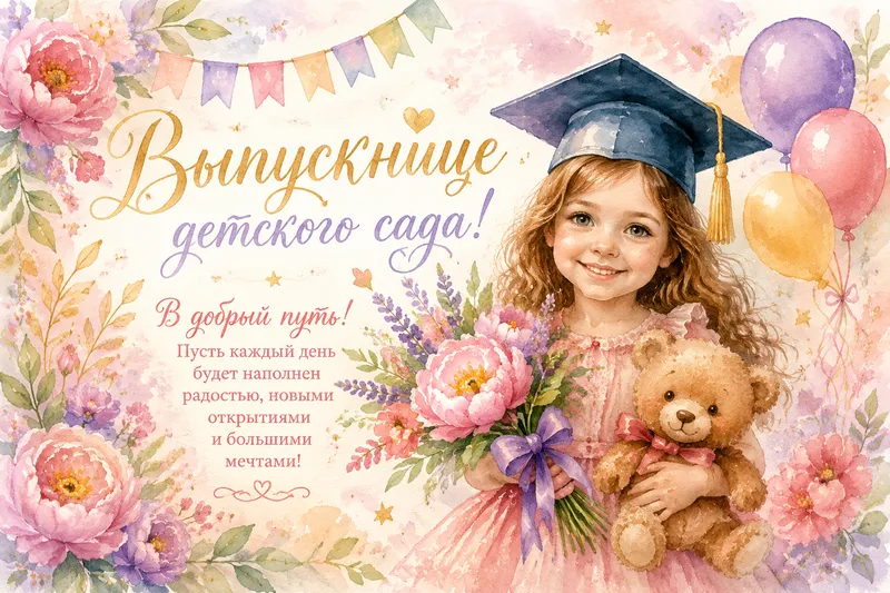 Готовые открытки девочке — открытка 18