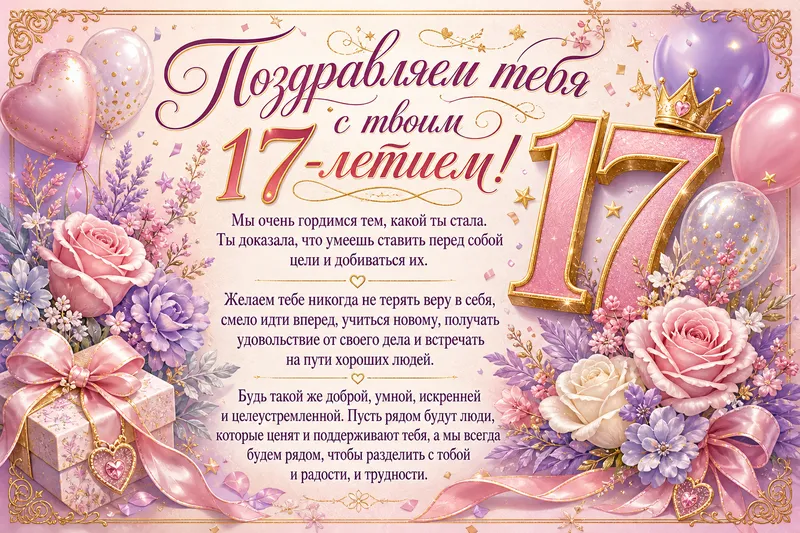 Готовые открытки девочке — открытка 8