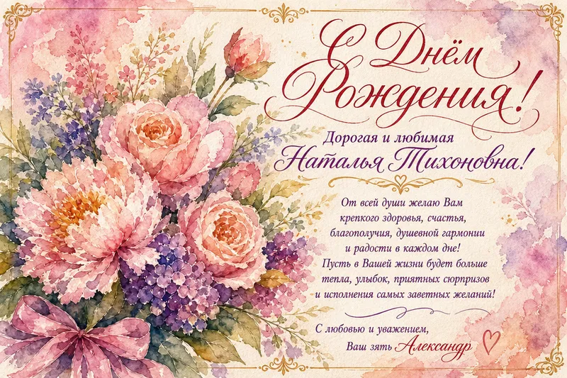 Готовые открытки маме — открытка 39