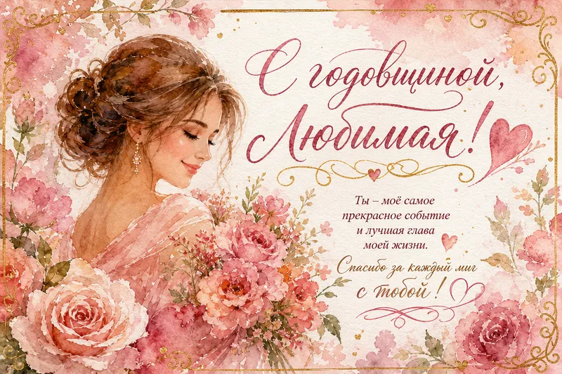 Готовые открытки девочке — открытка 22