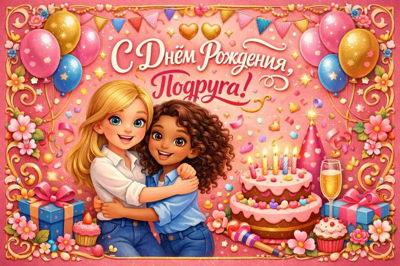 Готовые открытки другу — открытка 15