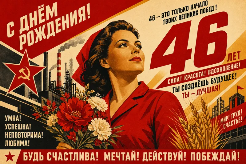 Готовые открытки женщине — открытка 31