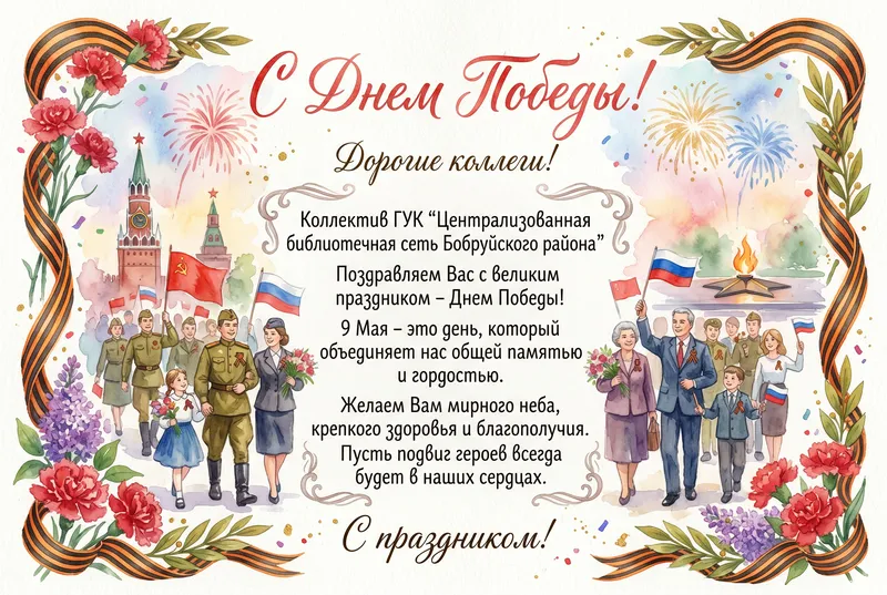 Готовые открытки коллеге — открытка 21